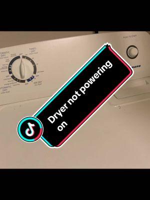 Amana electric dryer not powering on.  This is a short video showing how to repair an Amana dryer not coming on. This will also work for Kenmore, Maytag and Whirlpool dryers of the same style.  This video will only work for you if your dryer is experiencing the same failed components. There are a few other things that will prevent the dryer from coming on we will try to dive into that in later videos.  But this one here runs you through the scenario of a shorted, heating element popping the thermal fuse. #laterfrigerator  #servicelife #redoappliance #redo #redoappliancerepairs #dontbuynewredo #redoappliancesavannah #savannahga 