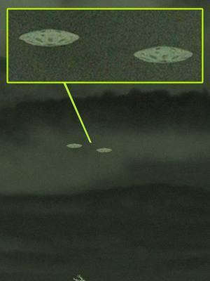 Two round-shaped objects are seen on a night vision camera, being pursued by US military fighter jets today. #nightvision #nvg #nods #uap #ufo #digital #spaceship #et #scifi #aliens #disclosure This video was created digitally. 