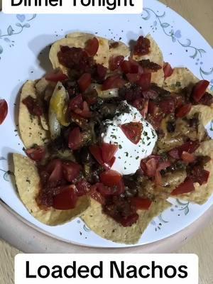 Dinner Tonight - Loaded Nachos #dinner #dinnertime #dinnertonight #mydinner #supper #suppertime #letseat #nachos #cookathome #eatathome #frommykitchen #timetoeat #food #foodporn #angiesarmy #fy #foru #fyp #fyppppppppppppppppppppppp #foryoupage #foryourpage #pageforyou #pageforyou_🔥 