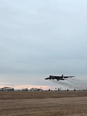 B-52s take off during a USSTRATCOM exercise at Minot Air Force Base  November 2024 Video by Staff Sgt. Brendan Miller #b52 #bomber