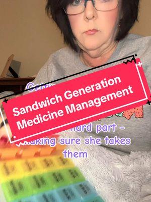 #sandwichgeneration #caregiver #caregiverlife I have to do this because she took too much gabapentin two years ago and was out of it and fell🙃 making sure she is safe