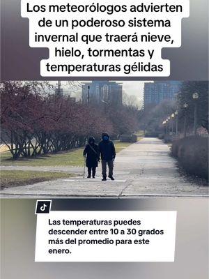 Millones de personas de costa a costa se se verán afectadas por un frio ártico, fuertes vientos, hielo y nieve en algunos estados del centro y noreste del país. #eeuu #eeuu🇺🇸 #frio #nieve #hielo #tormentas #illinois #chicago #nyc #dc #ny#mn #texas #california #colorado #denver #detroit #michigan #boston #massachusetts #nj 