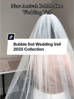 Perfect for any 2025 bride looking a one-of-a-kind wedding veil💕💍 ready to make it yours?? #weddingveil #texturedveils #customveil #weddingveildesigner #weddingtok #engaged #2025bride #uniqueweddingideas 