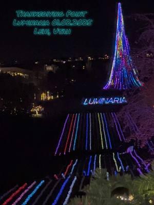 Had fun last night at Luminaria and had to share! Thanks baby I love you forever @Collin McRae 💙🤍❄️ #lumineria #lumineriautah #thanksgivingpointluminaria #thanksgivingpoint #thanksgivingpointutah #utah #utahcheck #winteractivities #holidaylights #holidaylightshow #lehiutah #2025 1.2.2025 💙🤍❄️ @Thanksgiving Point 