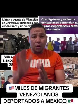 #AutoAtCES2025 CORREN A 5.0000 MIGRANTES VENEZOLANOS DEPORTADOS A MEXICO POR NO TRABAJAR #venezolanos #migrantes  #caravanas #newyork @Univision @Univision Noticias @Telemundo @Elon musk official @Carlos_Eduardo_Espina @Televisa Digital @