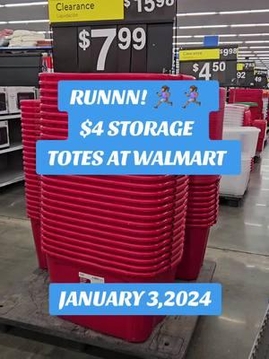 $4.50 storage totes! #walmart #walmartfinds #walmartclearance #clearance #ross #sale #dg #target 