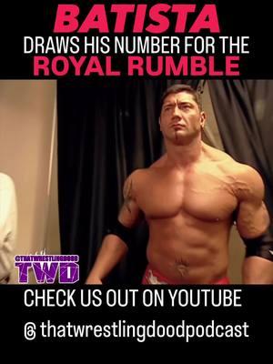 WWE ROYAL RUMBLE - JANUARY 30, 2005    Go check us out on YouTube @ Thatwrestlingdoodpodcast (LINK is ALWAYS in the BIO!!!)..  Don’t forget to LIKE, COMMENT, SHARE & FOLLOW.. . . . .  #batista #carlito #teddylong #ericbischoff #RoyalRumble #WWE #worldwrestlingentertainment #wweroyalrumble #torriewilson #thatwrestlingdood #davebautista #davebatista 