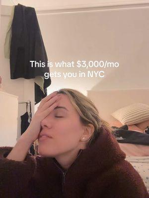 I literally pay $3000 per month to be constantly stressed #newyorkapartments #nycrentals 