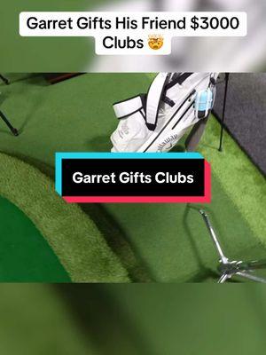 @Garrett Clark is a good friend!  #golf #garretclark #gmgolf #goodgood #callawaygolf #clubs #gift #goodfriend #golftiktok #golftok #golfclips #golfcontent 