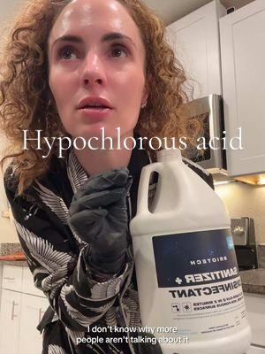 These are the top ways I use hypochlorous acid throughout my home! Such an inexpensive game changer #CleanTok #cleanwithme #cleaning#laundryroom #laundryhack #goodsmellinghome #tipsandtricks #creatorsearchinsights 