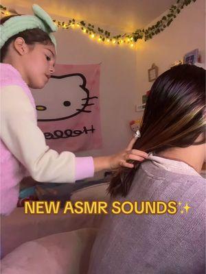 NEW ASMR SOUNDS✨ #kidsoftiktok #asmrsounds #hairbrushingasmr #fyp #asmr_tingles #viralvideos 