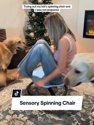 My 40 year old self can’t handle this but my kids absolutely love this spinning sensory chair #sensorychair #spinningchair #sensoryactivities #sensorytoy #sensorytoysforkids 