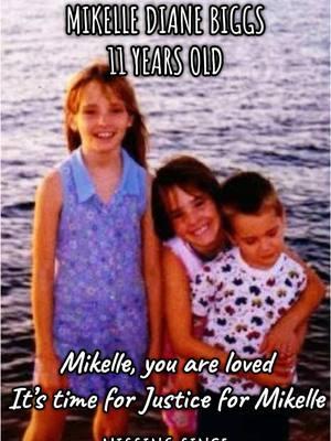 MIKELLE DIANE BIGGS Mikelle was last seen riding her bicycle near her family's residence in Mesa, Arizona on January 2, 1999. Mikelle and her younger sister thought they heard an ice cream truck's music in the distance and asked their mother for money. Mikelle and her sister waited for the truck near Toltec Street and El Moro Avenue at approximately 5:50 p.m. Her sister became cold and returned to the family's home for a coat. Their mother sent her back for Mikelle, but she had disappeared. Mikelle's bicycle and her two quarters were found near the street where she had been standing. The bicycle was not at the corner, but partially back towards the house. It was lying on its side with the wheel still spinning. Mikelle and her sister had been separated for only about ninety seconds. Authorities searched the entire area near Mikelle's family's home, but no evidence pertaining to her whereabouts was found. Search dogs lost her scent after only a few feet, suggesting she was placed into a vehicle and driven away. Authorities were unable to confirm if an ice cream truck was in the area at the time of her disappearance, but all ice cream vendors in the area were cleared of involvement in Mikelle's case. Known sex offenders in the vicinity were also cleared of any connection to Mikelle. There have been many false leads in Mikelle's case. On January 9, police dug up what appeared to be a freshly-dug grave outside of Mesa. They found nothing. Two witnesses were put under hypnosis in hopes that they would remember something, but nothing came of that. A copper-colored jeep was reportedly spotted near Mikelle's home at the time she was last seen, but when its driver was located he was ruled out as a suspect and he had seen nothing usual. Houses in the neighborhood were searched with the consent of their owners, but to no avail. Only one homeowner refused to permit a search; he is not considered a suspect. On March 10, 1999, a man reportedly tried to abduct two girls, a 10-year-old and an 11-year-old, from a schoolyard. Police thought the incident might have been connected to Mikelle's case, but the "abduction" was revealed to be a hoax. Investigators have released sketches of two possible suspects in Mikelle's disappearance. The sketches were not widely publicized since authorities are not certain if the men are connected to her case. Mikelle's father believes he knows who was reponsible for his daughter's apparent abduction. The man, Dee Blalock, lived two blocks from the Mikelle home in 1999. He had prior convictions for sex offenses in three states and was registered as a sex offender. In 2001, he was convicting of raping a neighbor and trying to kill her. He is presently serving a fifteen-and-a-half-year sentence in an Arizona prison. His wife provided him an alibi for the time Mikelle disappeared, saying he was in their home garage the entire night. Mikelle's parents visited him in prison and asked directly if he had been involved in her disappearance, but he repeatedly told them he knew nothing about it. Mikelle's family now lives in Gilbert, Arizona. On the fifth anniversary of her disappearance, her family held a funeral for her with an empty casket. They believe Mikelle was murdered shortly after her disappearance. No charges have been filed against anyone in her case. Mikelle is described an intelligent, artistic, sociable person and an honor student. She played the clarinet and was a member of her school's student council at the time of her disappearance. She wanted to become an animator when she grew up. Her favorite color is purple and she has two younger sisters and a younger brother. There are few leads in Mikelle's disappearance and her case remains unsolved. #missing #missingyou #missingchild #mikellebiggs #mikelle #biggs #justice #justiceplease #help #boost #hope #crime #crimetok #crimejunkie #truecrimestory #truecrime #share #blessings #arizona #mesaaz #mesa #fy #fyp #fypシ #share #piano #anniversary #indigo #indigochild #prayers