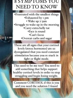 #cortisollevels #cortisolbelly #cortisolimbalance #cortisolissues #cortisolcontrol #cortisol #cortisolbellygone #cortisolcheck #cortisolmanagement #signsofhighcortisol #hormoneimbalance #stresshormonesandweightloss #adrenalfatigue #momsover40 