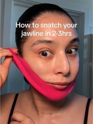 Results at the end🫶🏽 #jawmask #jawlinehacks #jawline #jawlinecontour 