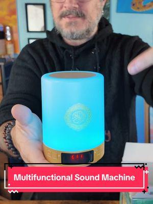 Multifunctional sound machine. This is also a night light with multiple colors. #viral #ugccreator #contentcreator #tiktok #nightlight #soundmachine 