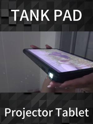 Your movies, bigger and better - The TANK Pad way! #8849tankpad #unihertztankpad #tiktoktech #ruggedtech #magic #tablet #projector #projectortablet #hometheater #movie #movienight 