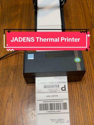 This printer will save you money in the long run!  #Jadens #ThermalPrinter #Printing #Ink #Heat #SmallBuisness #Owners #TikTokShop #TikTokShopFinds 