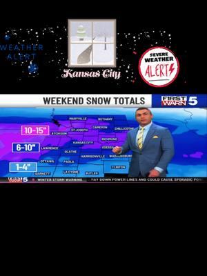 (#KCTV )-TV:#fyp Friday #January 3, 2025: Significant #WinterSTORM with #blizzard conditions to unfold late Saturday through early Monday morning (January 4-6) including the #KansasCity #Missouri /#MO (#MOwx ) area |#weatherTOK |