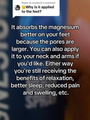 Replying to @eneden7  #MagnesiumOilSpray  #SleepBetter #NighttimeRoutine  #WellnessHacks #RelaxationTips  #BetterSleep #SelfCareRoutine  #StressRelief #NaturalRemedies  #SkincareForSleep  #MagnesiumBenefits #CalmNights  #WellnessJourney #SleepSupport  #SkincareRoutine 