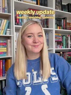 weekly reading update + what I’m currently watching & listening to 📖👀🎧 inspo:  @kenzzeamanreads   #readingupdate #readingupdatetime #firstbookof2025 #readinggoal #currentread #currentlyreading  #currentlywatching #bookreviews #realitytv #vanderpumprules #rhobh #truecrime #truecrimepodcasts