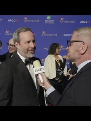 Denis Villeneuve and Jamie Lee Curtis meet and speak French on the #PSIFF Film Awards red carpet: "Big fan!"