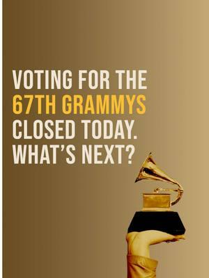 🗳️ Voting for the 67th #GRAMMYs is closed!  🎶 A total of 20,309 eligible entries were submitted for GRAMMY consideration this year, and after more than 13,000 #RecordingAcademy voting members participated in two rounds of voting, it all comes down to this: Music's. BIGGEST. Night.   🎤 Music history unfolds LIVE on Sunday, February 2nd, 2025 on @CBS and @Paramount+.