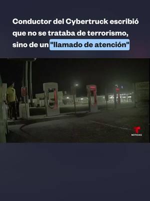 🔎 Dan a conocer nuevas imágenes del militar que conducía el #Cybertruck que explotó en #LasVegas. Dejó escrito en las notas de su celular que no fue un acto terrorista, sino "un llamado de atención". Además, alegan que padecía estrés postraumático.