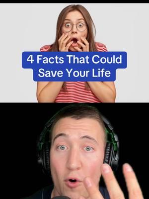 4 Facts That Could Save Your Life 🤯 #savelife #facts #survival #tips #survivaltips 