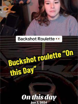 The game name is NOT backshot roulette 💀#onthisday #buckshotroulette #GamingOnTikTok 