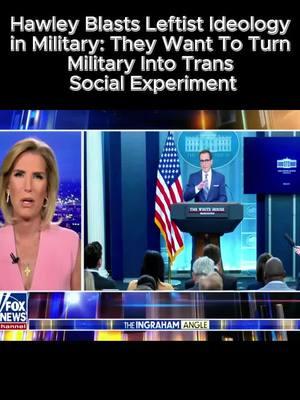 Hawley Blasts Leftist Ideology in Military: They Want To Turn Military Into Trans Social Experiment #breakingnews#congressnews#congress #usatoday #top #viral#videotiktok #news #videoviral#trump2024 #us #biden#usa #joshhawley