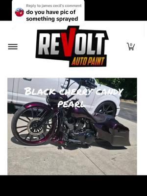 Replying to @james cecil Black 🍒Cherry Candy Pearl 🍒 #revolt #revoltautopaint #automotive #custompaint #candy #candypaint #cherry #blackcherry #candypaint 