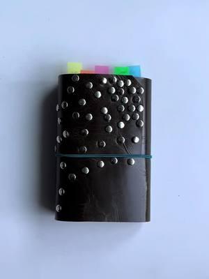 the "slightly off" pocket journal 📓 #leather #leatherjournal #journal #pocketbook #pocketjournal 