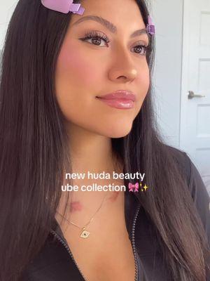 obsessed with @Huda Beauty ube birthday cake powder 💗 #hudabeauty #hudabeautyeasybake #lilacmakeup #hudabeautyube #hudabeautyubebirthdaycake #makeup #maquillaje #beautytoks 