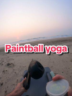 My kind of yoga #fyp #paintball #paintballer #paintballing #paintballlife 