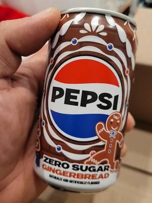 It has finally arrived! @Pepsi #Pepsi #pepsizerosugar #pepsigingerbread #soda #winter #limitededition #fyp #foryoupage 