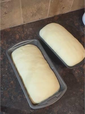 Beginner Friendly Bread Recipe #fyp #DIY #cooking -#baking #breadloaf                           YIELD 2 Loaves PREP TIME 20 minutes BAKE TIME 25 to 30 minutes REST TIME 20 minutes RISE TIME 45 minutes Ingredients 5½–6 cups all purpose flour 3 tablespoons sugar 2 (4½ tsp.) envelopes Fleischmann's® RapidRise® Instant Yeast OR RapidRise® PLUS Instant Yeast 2 teaspoons salt 1½ cups water ½ cup milk 2 tablespoons butter OR margarine OPTIONAL Tangzhong Paste (4tbsp flour, 4tbsp water, 9tbsp milk 1/4 of 6ounce can of Pineapple Juice  Directions OPTIONAL: Combine Tangzhong ingredients and cook on Medium Heat until it becomes a paste. Once pasta is ready, sit aside. In large bowl, combine 2 cups flour, sugar, undissolved yeast and salt. Heat water, milk and butter until very warm (120° to 130°F); stir into flour mixture. Beat 2 minutes at medium speed of electric mixer, scraping bowl occasionally. Stir in 1 cup flour; beat at high speed for 2 minutes, scraping bowl occasionally.  OPTIONAL: if adding in Tangzhong and pineapple juice, add it now. Stir in enough remaining flour to make soft dough. Knead on lightly floured surface until smooth and elastic, about 8 to 10 minutes. Cover; let rest 20 minutes. Divide dough in half. Roll each half to 12 x 7-inch rectangle. Beginning at short end of each rectangle, roll up tighly as for jelly roll. Pinch seams and ends to seal. Place, seam sides down, in two greased 8½ x 4½-inch loaf pans. Cover; let rise in warm, draft-free place until doubled in size, about 45 minutes. Bake at 400°F for 25 to 30 minutes or until done. Remove from pans; cool on wire rack.