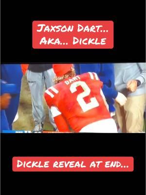 Ole Miss… Jaxson Dart… The Dickle! #CollegeFootball #footballtiktok #olemiss #dart #qb #pickles #funnyfootball #creatorsearchinsights 