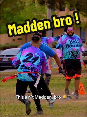 This ain’t Madden, bro. 🤦‍♂️🎮 #ChaosInMotion #flagfootball #FootballFails #QBLife #PickSix #GridironGoofs #JustVibes #SportsReels #ViralSports #FridayNightLights #FootballHumor