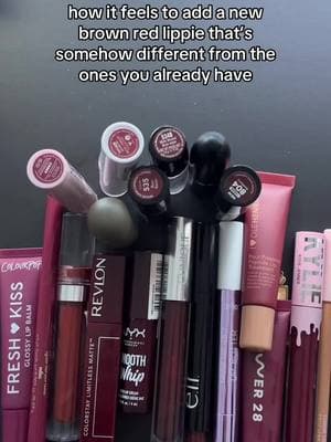 brown red in different fonts #90slipcombo #vampylips #vampirelips #grungelips #grungelipstick #90slipstick #cherryredlipstick #darkredlipstick 