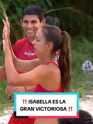 ISABELLA le da la victoria a su equipo ROJO ‼️ #ExatlonAllStars #ExatlonEEUU #ParaTi