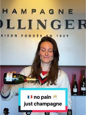 No pain, just champagne* in 2025. Who’s in? 🥂🇫🇷 *Exquisite champagne like my fave @champagne_bollinger, enjoyed in moderation—not to escape, but to celebrate.  Santé ! / Cheers! ✨ . . . #French #France #Champagne #FrenchWine #Bollinger 