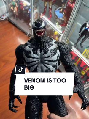 MAKING VENOM FIT 🔥 #venom #venomthelastdance #venomlettherebecarnage #spiderman2 #insomniacspiderman #hottoys #toys #actionfigures #hottoys🔥 #hottoyscollections #toyreview 