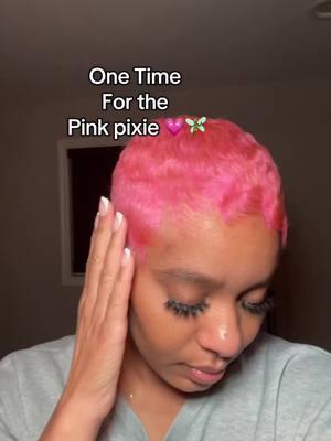 I’m quite literally obsessed with my pink pixie 💗🧚🏾 #pinkpixie #pixiecut #shorthair #haircut #haircuttransformation #fyp #wlw #pixiehaircut #pixiehair 