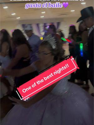 We sure do love to dance!!💜 #fyp #foryoupage #foryou #tiktokmom #MomsofTikTok #family #dance #quinceañera #justdance #funtime #greatnight #party #birthday #quince #purple 