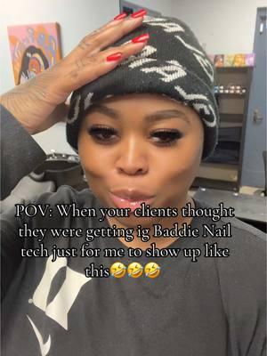 Face card there tho 🤣🤣🤣 JANUARY BOOKS NOW OPEN‼️🙌🏽 Back to Regular Programming 📺 😘💗 . Polish: @madam_glam -Code: GanessabrTK40 . THIS COULD BE YOU 🙌🏽  CLASS ARE LOCATED ON THE WEBSITE 🔆LINK IN BIO🔆 . Acrylic Press-ons are available on the website as well LINK IN BIO‼️💗💗 . #fyp #fy #foryou #ganessabr #nails #raleighnailtech #raleighnailsalon #raleighnails #raleighnailtechs #nailtechnician #nailtech #viral #characternails #characternailart #nailartist #naildesigns #nailart #raleighlashtech #nailsalon #celebritynailtech #celebritynailartist #raleighpedicures #pedicure #acrylictoesnails #nailartclasses #nailclasses #nailtechprobs #airbrushnailart #airbrushnailsdesign