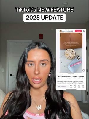 Do you have access to TikTok’s new feature yet? I have a feeling it’ll be rolled out to everyone in the near future - BUT here’s everything you need to know  #tiktokupdate #tiktokfeature #howtotiktok #howtogrowontiktok #tiktoktipsandtricks #tiktoktips #contentideas #newfeature #growyourtiktok 