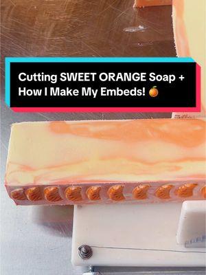 Replying to @Kari Schwartz Cutting ORANGE YOU SWEET + How I Make My Embeds! 🍊  #sweetorangesoap #orangesoap #orangesoaps #soaporange #soapembeds #soapembed #soapembedmaking #soapembedmould #essentialoilsoap #essentialoilsoaps #soapcutting #soapcuttingvideo #wintersoap #wintersoaps #valentinessoap #valentinesdaysoap2025 