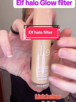 Want a glow and light weight finish?! Elf halo filter must have!! @e.l.f. Cosmetics #elfhaloglowliquidfilter #makeup #glowingskin #elfproducts #musthave 