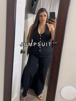 The perfect jumpsuit 🖤😍#jumpsuit #cherflyshop #looseoverall #blackoutfit #datenight #datenightoutfit #outfitideas #widelegpants #widelegjumpsuit #onepiece #onepiecejumpsuit #loungewear #viralloungeset #halter #halterjumpsuit #haltertop #vneckjumpsuit #elegant #elegantfashion #elegantoutfit #fyp #parati #viral #ttshop #deals #ttshopfinds 